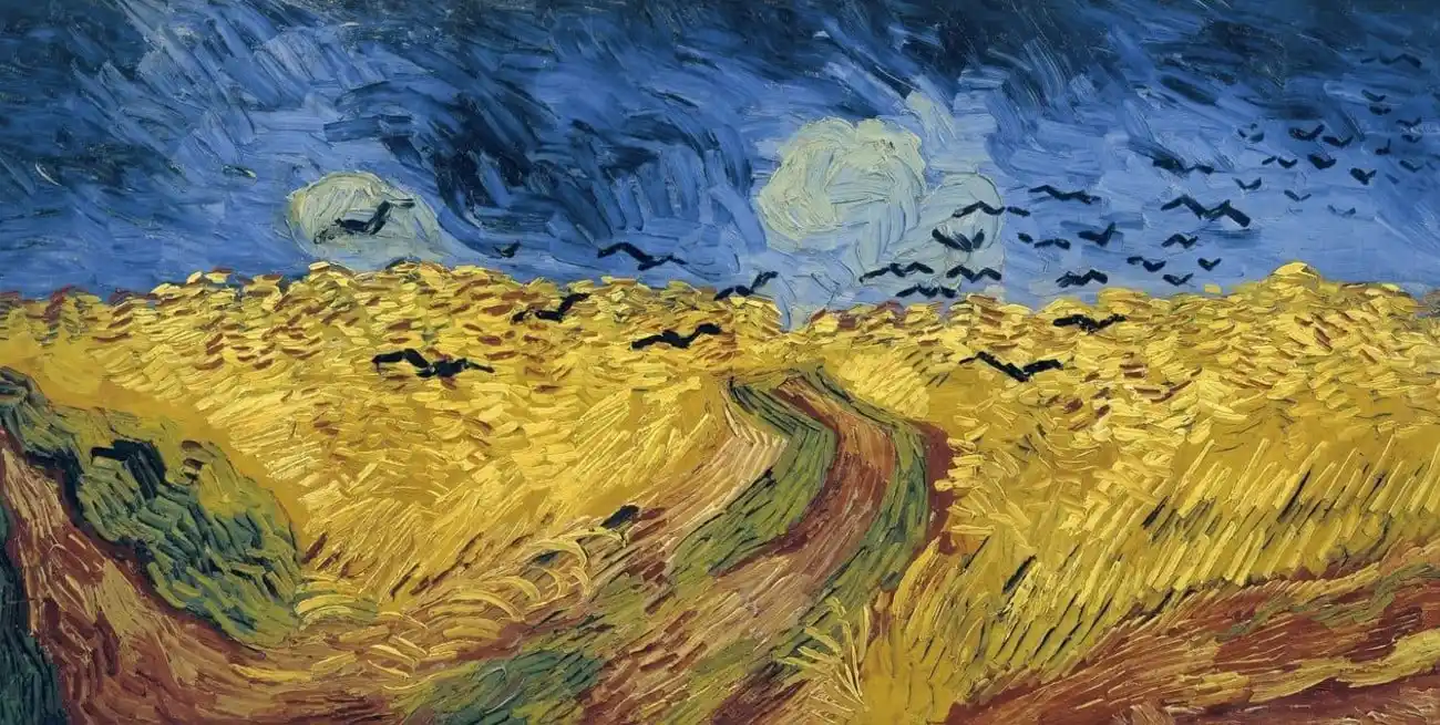 “Trigal con cuervos”, óleo sobre lienzo de Van Gogh. Foto: Museo van Gogh, Ámsterdam
