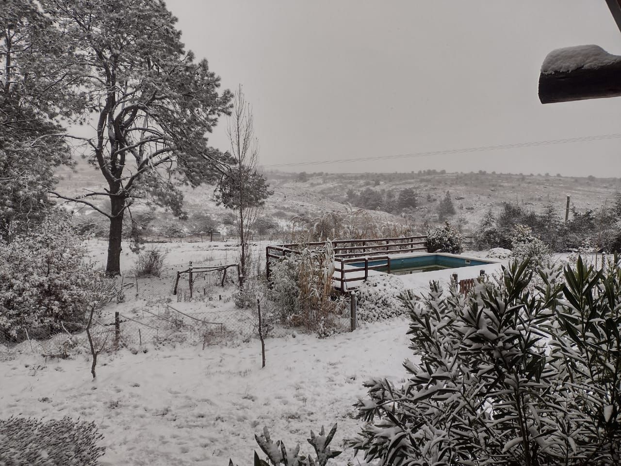 Córdoba ciudad amaneció nevada después de 14 años