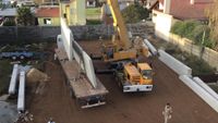 Comenzó el trabajo de montaje de la estructura del complejo de piletas en el CEF 42