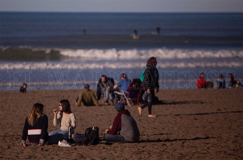 "Veranito" de otoño en Mar del Plata