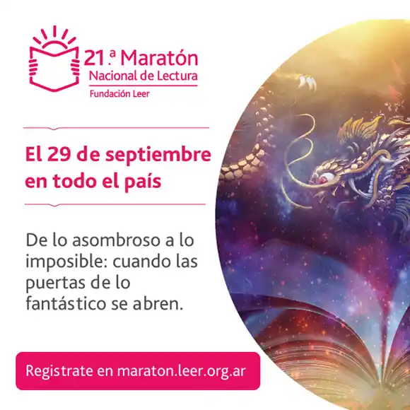 Fundación Leer convoca a participar de la “Maratón Nacional de Lectura”