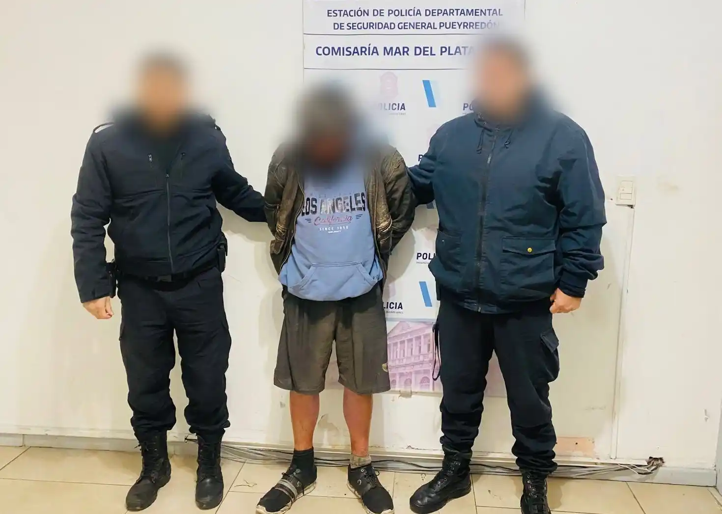 Los hechos ocurrieron en el supermercado de Saavedra y Córdoba.