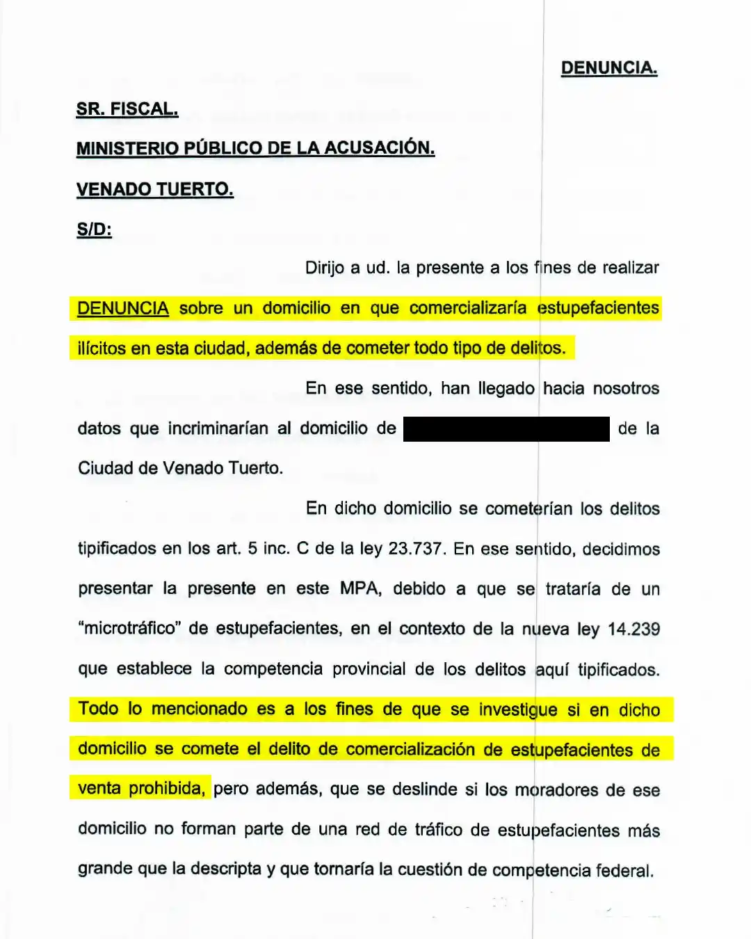 Di Gregorio denuncia