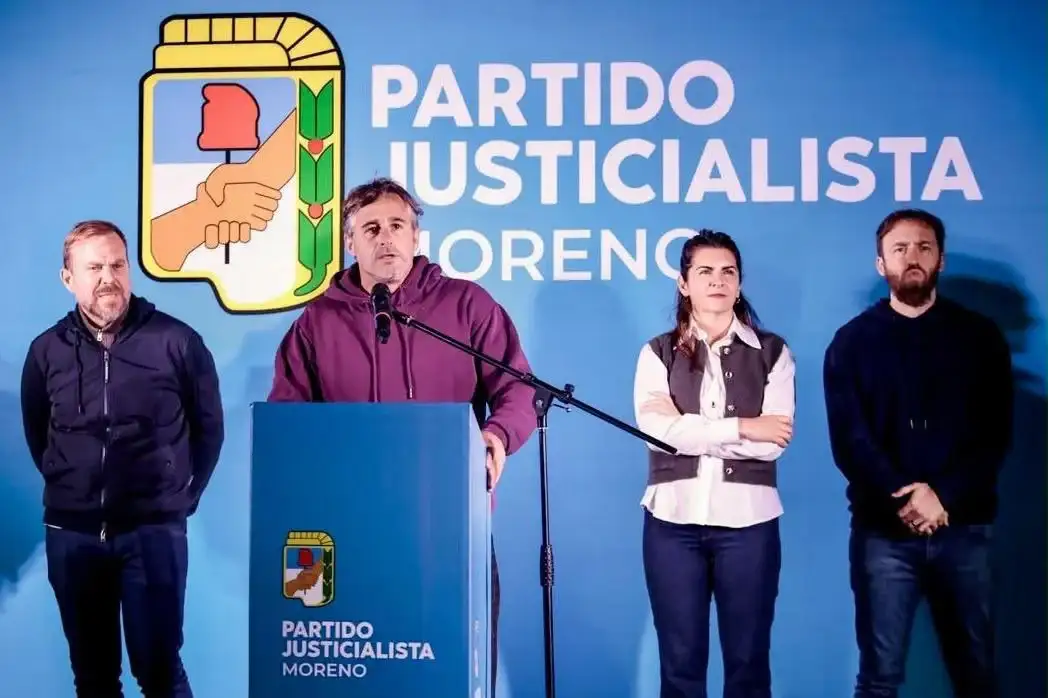 Achával en plenario del peronismo en Moreno.