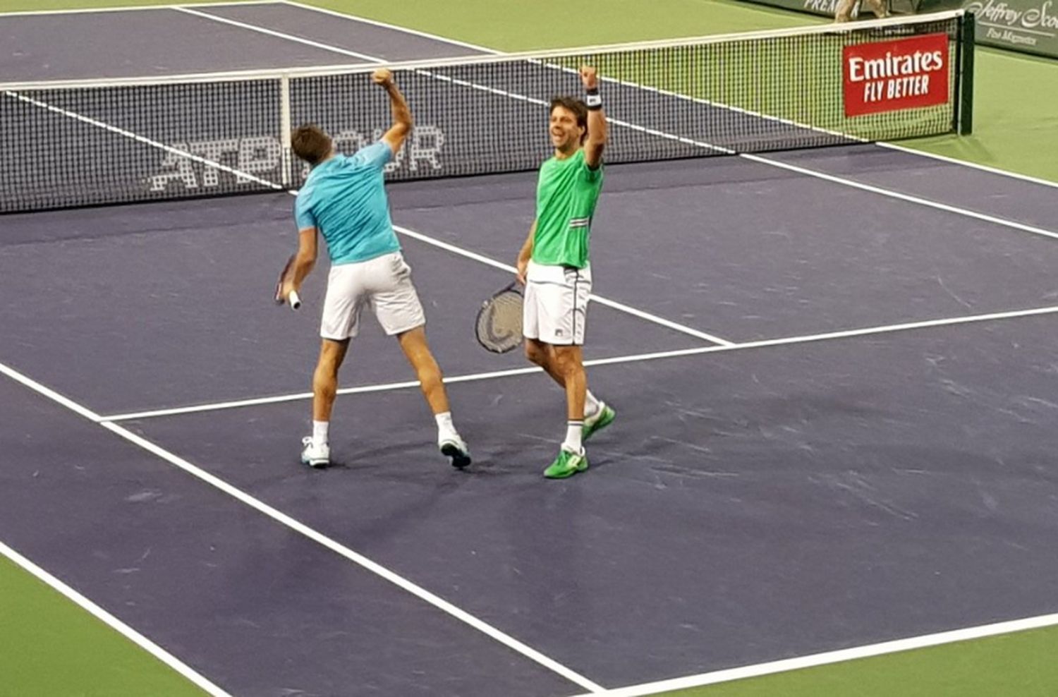 Zeballos está en la final del dobles de Indian Wells