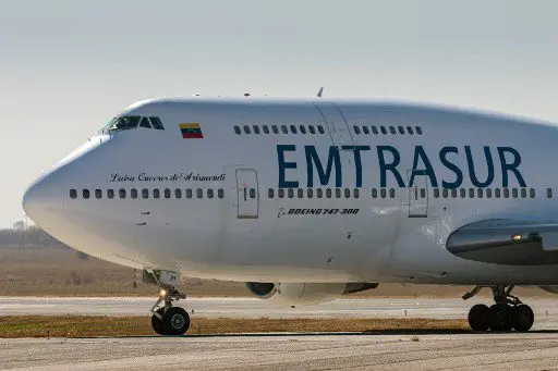 DECOMISADO AVIÓN VENEZOLANO EMTRASUR: esto es lo que alega EE.UU.
