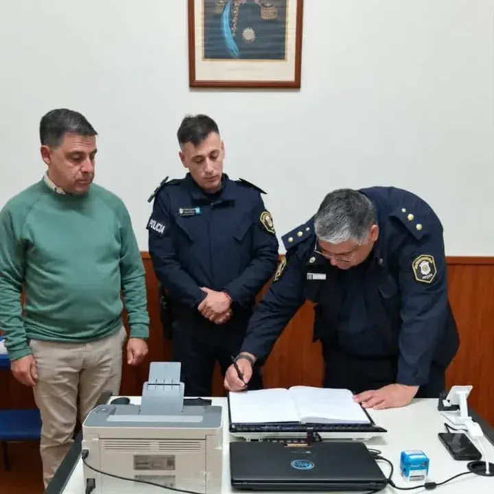 El secretario de Seguridad participó del acto.