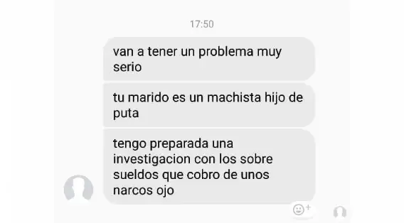 “Tené cuidado de no aparecer con un tiro en la cabeza”