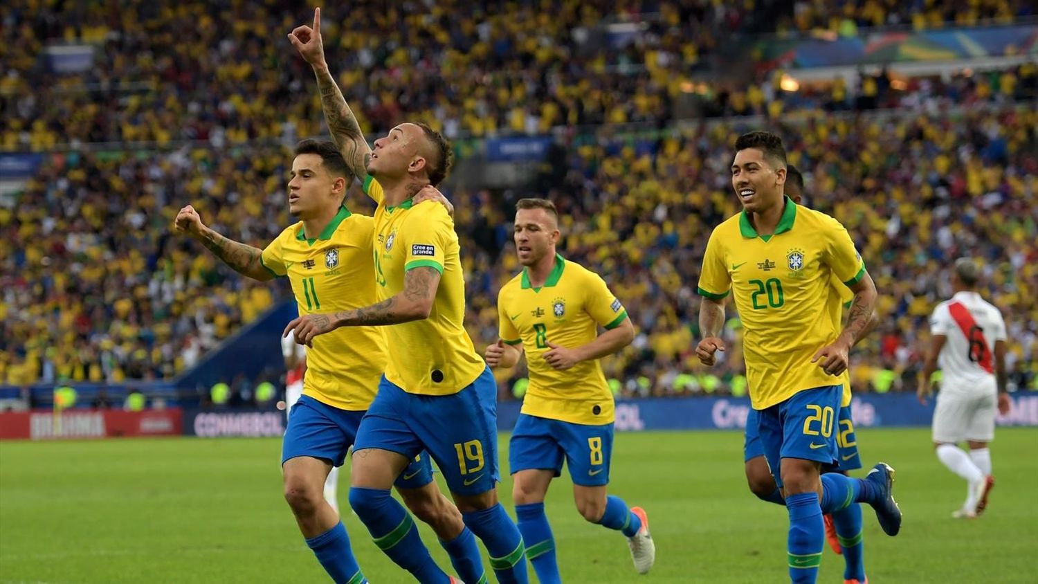 Brasil venció a Perú y se coronó campeón de la Copa América