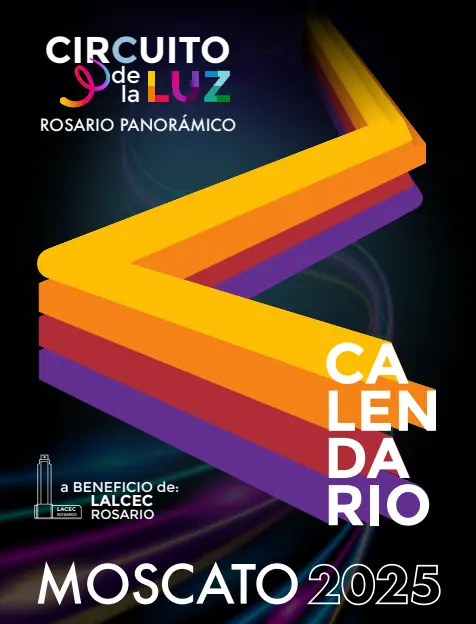 Se presenta el Calendario Moscato 2025 con la muestra "Circuito de la luz. Rosario Panorámico" del arquitecto Eduardo Contissa