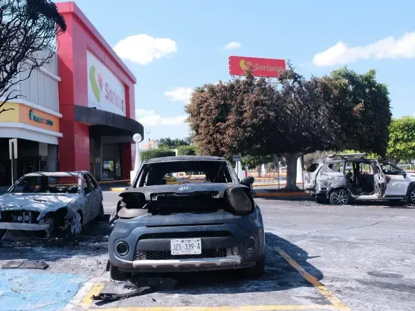 vehiculos calcinados en mexico