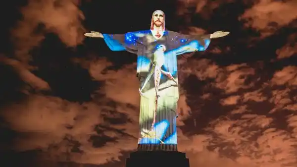 Así lucirá el Cristo Redentor por los Juegos Olímpicos