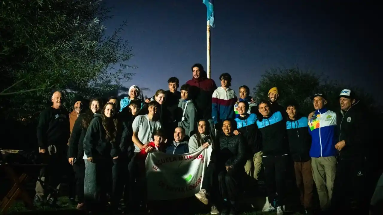 El equipo local que se lució durante el doble certamen a nivel nacional. Imagen gentileza: Delfina Sánchez