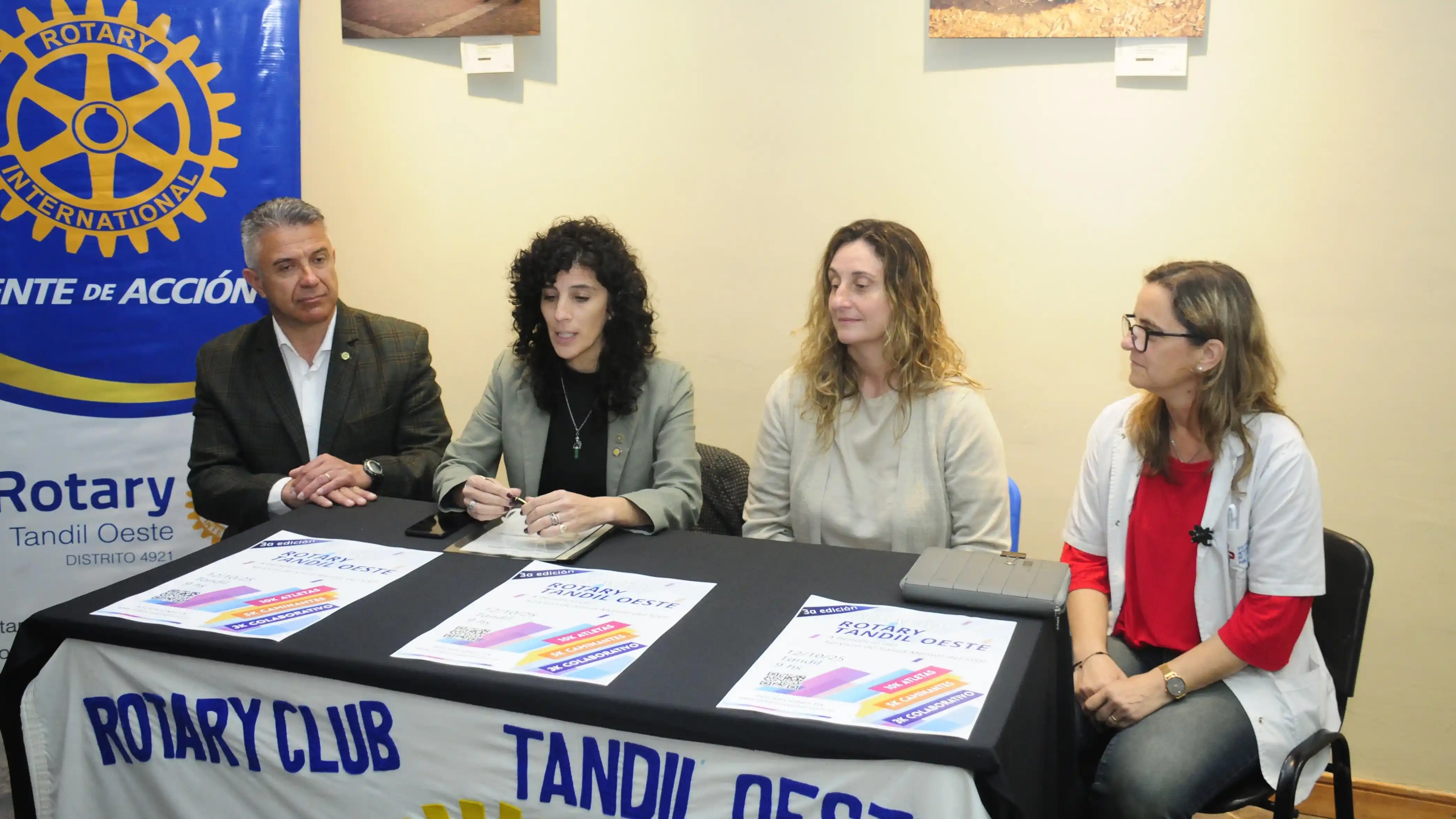 El Rotary Tandil Oeste anunció su prueba atlética, a beneficio de Salud Mental del Hospital Municipal