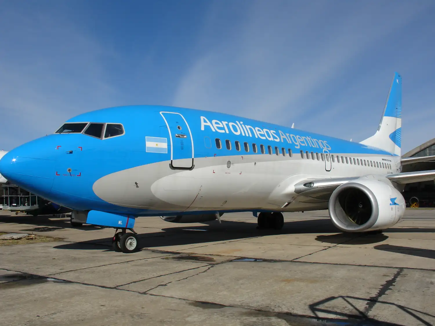 Aerolíneas Argentinas canceló varios vuelos.