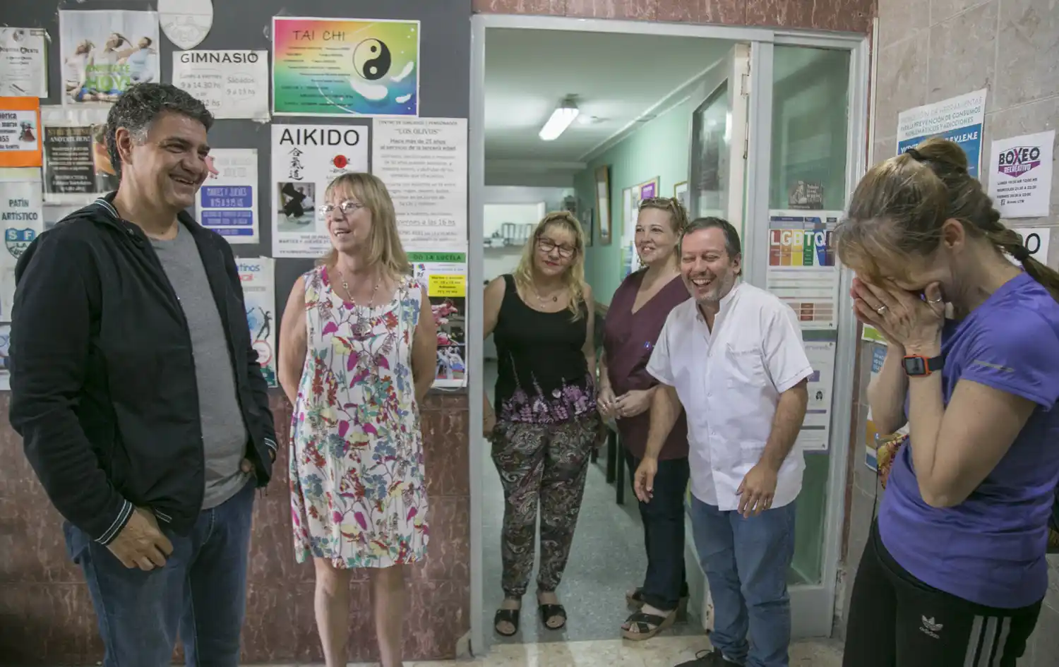 Jorge Macri recorrió la obra que se lleva adelante en la Sociedad de Fomento de La Lucila