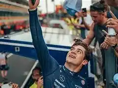 Franco Colapinto en el 9º puesto en la lista de pilotos con mas seguidores.