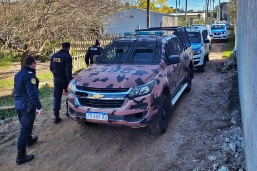 Buscaban armas y encontraron más de 16 kilos de marihuana en un operativo