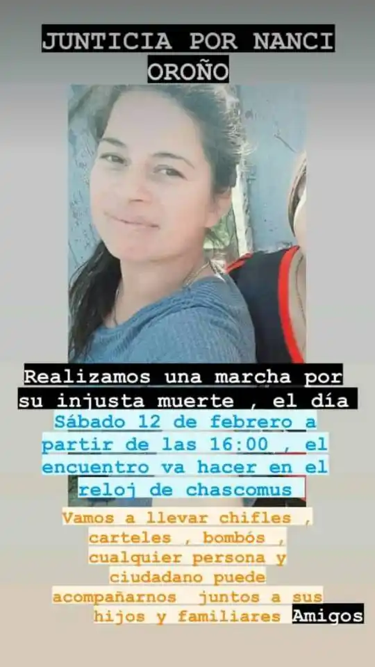Familiares de Nancy Oroño marcharán este sábado en pedido de justicia
