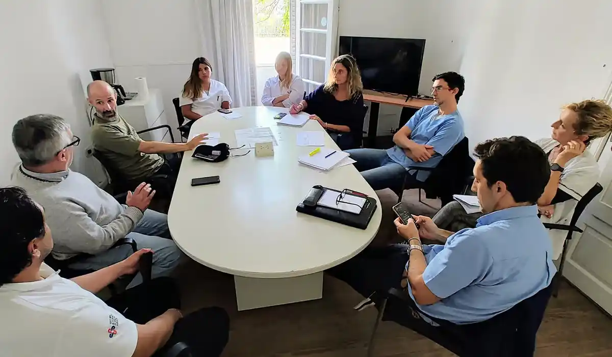Comité. Se reunió para evaluar la situación en Tandil