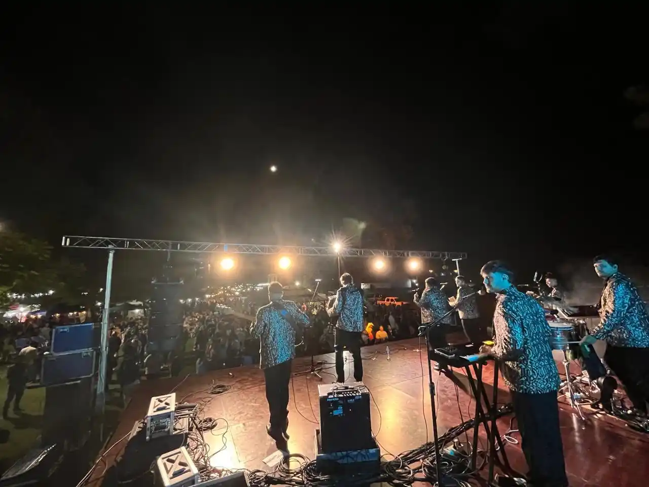 Los Palmae cerraron a todo ritmo la noche del sábado. Foto: Gentileza.