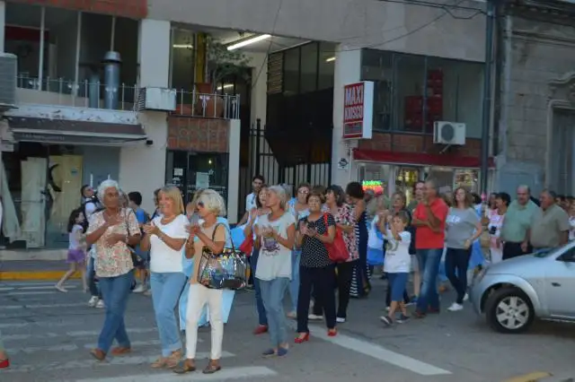 Se realizó marcha en respaldo al gobierno