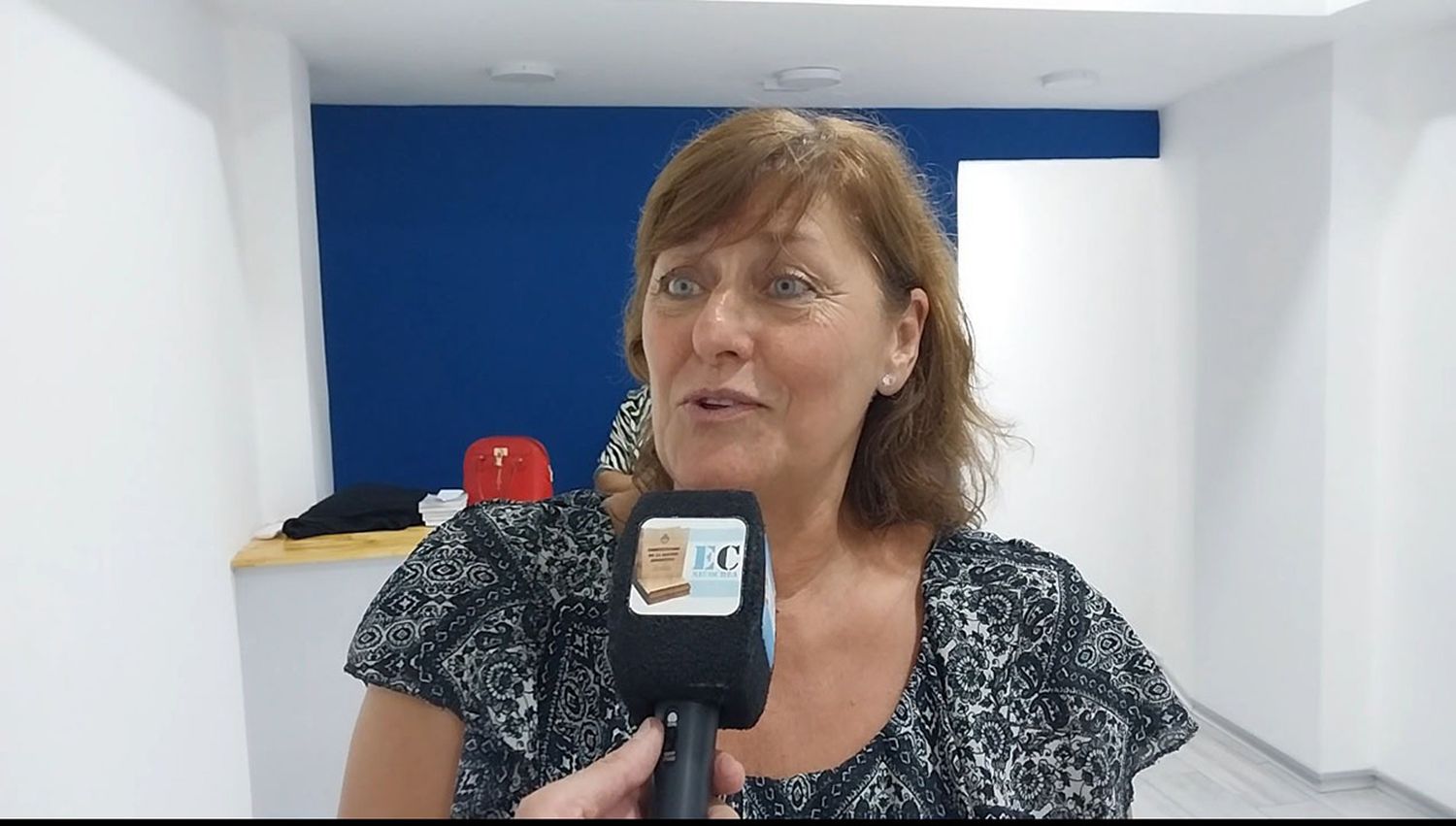 Norma Pereyra, en la reapertura del teatro