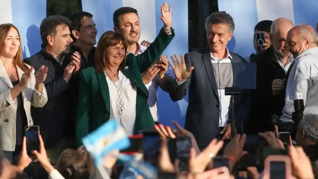 Patricia Bullrich en su acto de cierre