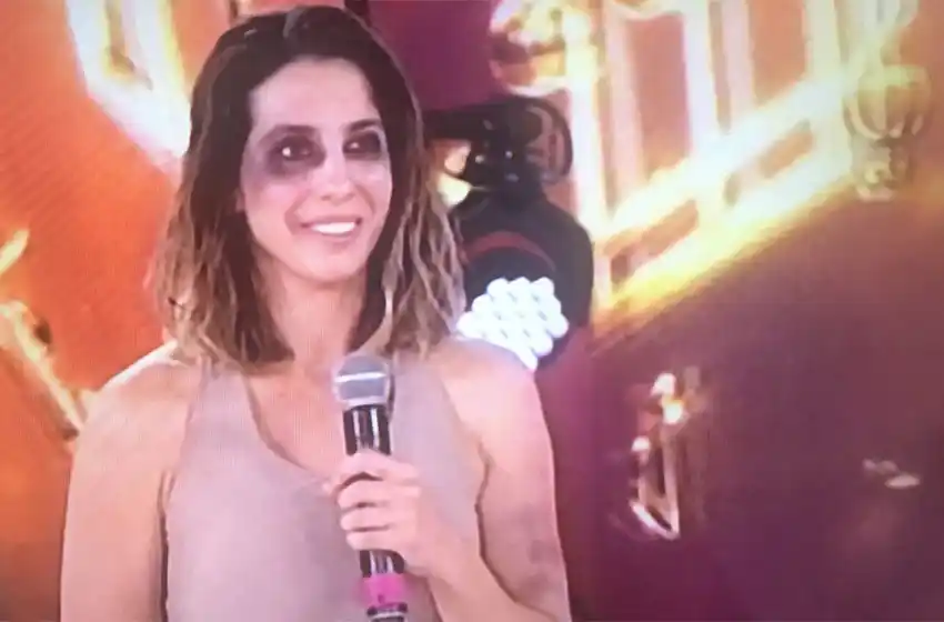 Cinthia Fernández, tras disfrazarse de mujer golpeada: «Las pañuelitos verde que se ocupen de no ser selectivas»