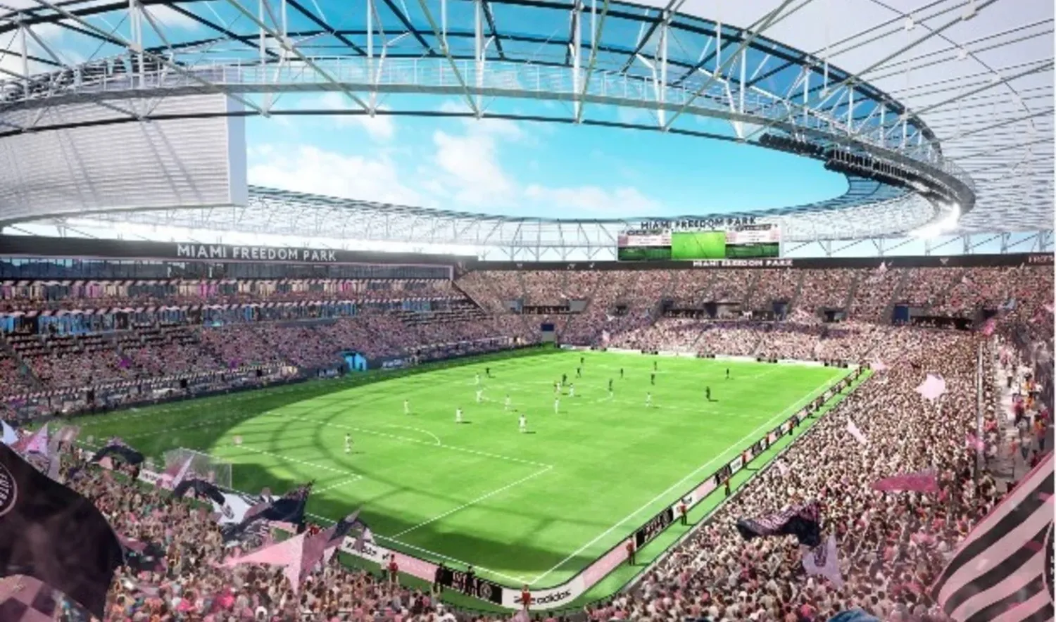 El futuro estadio del Inter Miami.