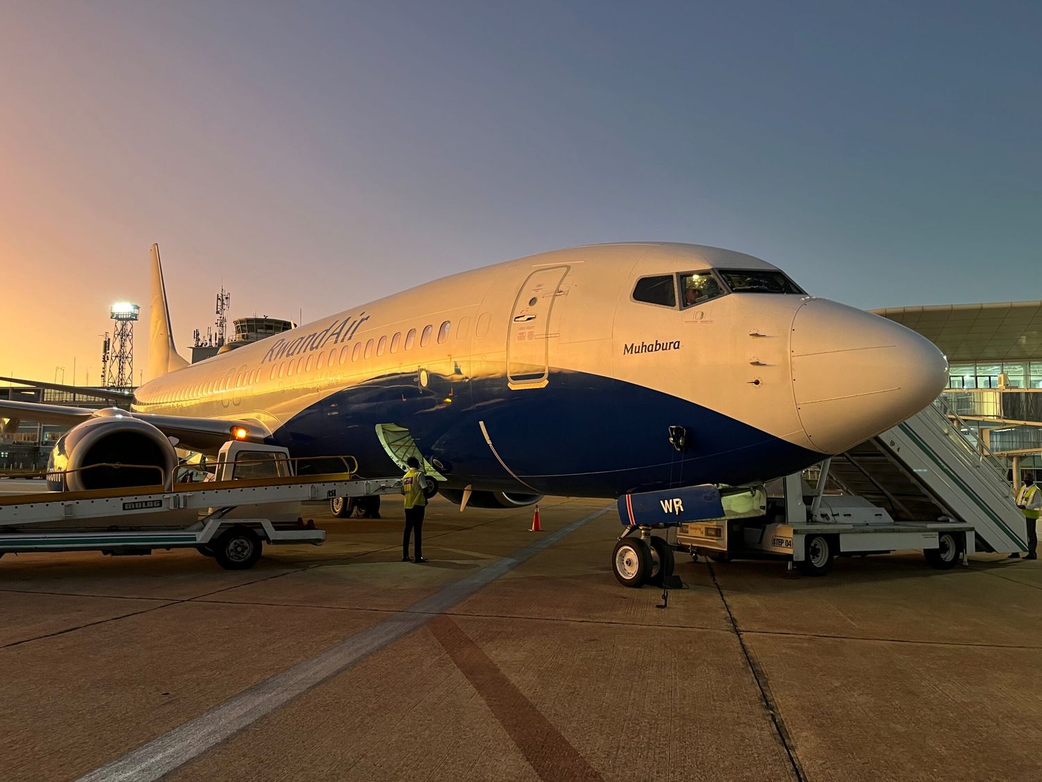 [Fotogalería] Las operaciones de RwandAir de cerca