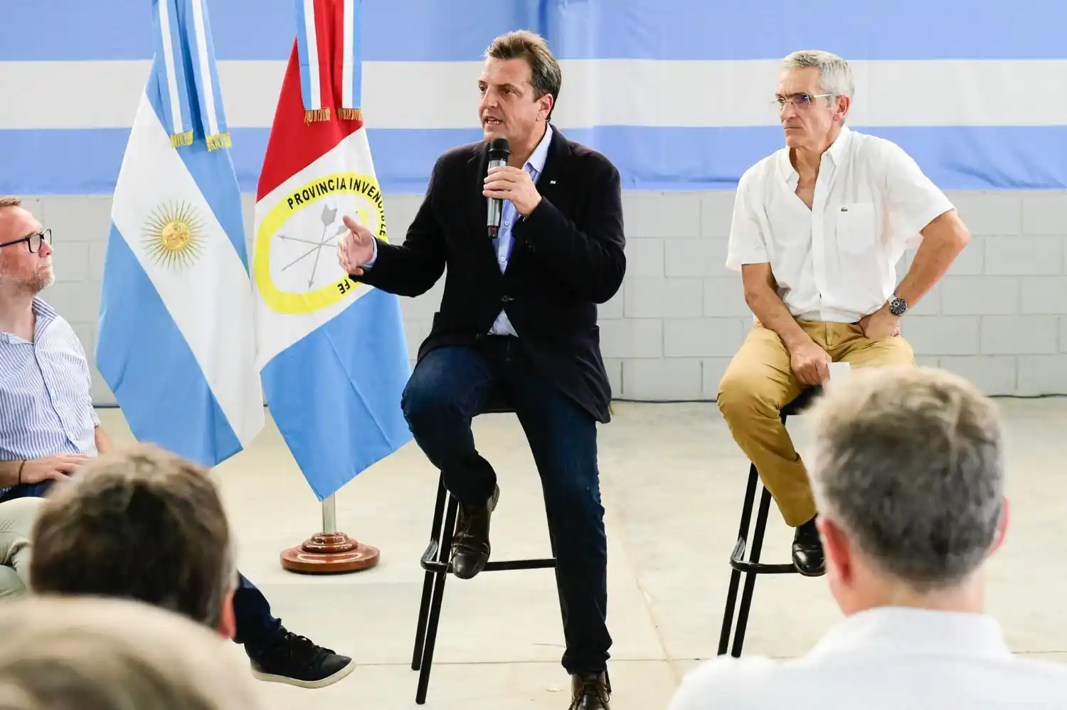 Massa reiteró su objetivo de un "gobierno de unidad nacional" en el que prime el diálogo