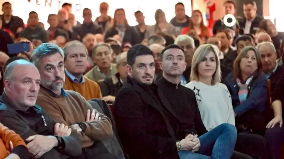 Mestre, Ferrer y De Loredo, en el congreso de Villa Giardino
