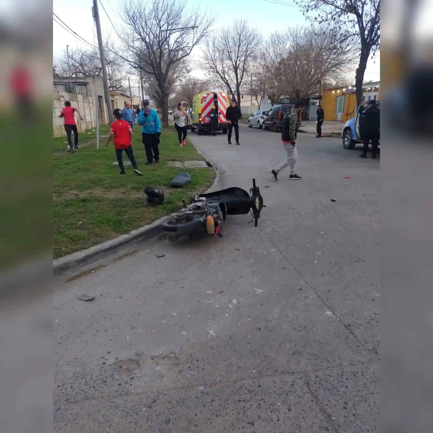 Una persona de 48 años fue hospitalizada como consecuencia del siniestro vial.