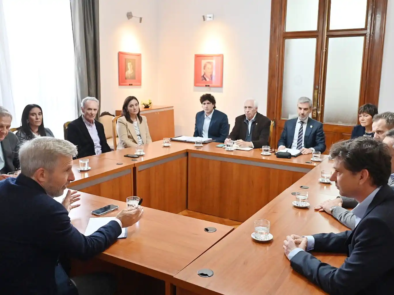 Frigerio analizó junto al Consejo Empresario y la UIER la situación del sector en la provincia