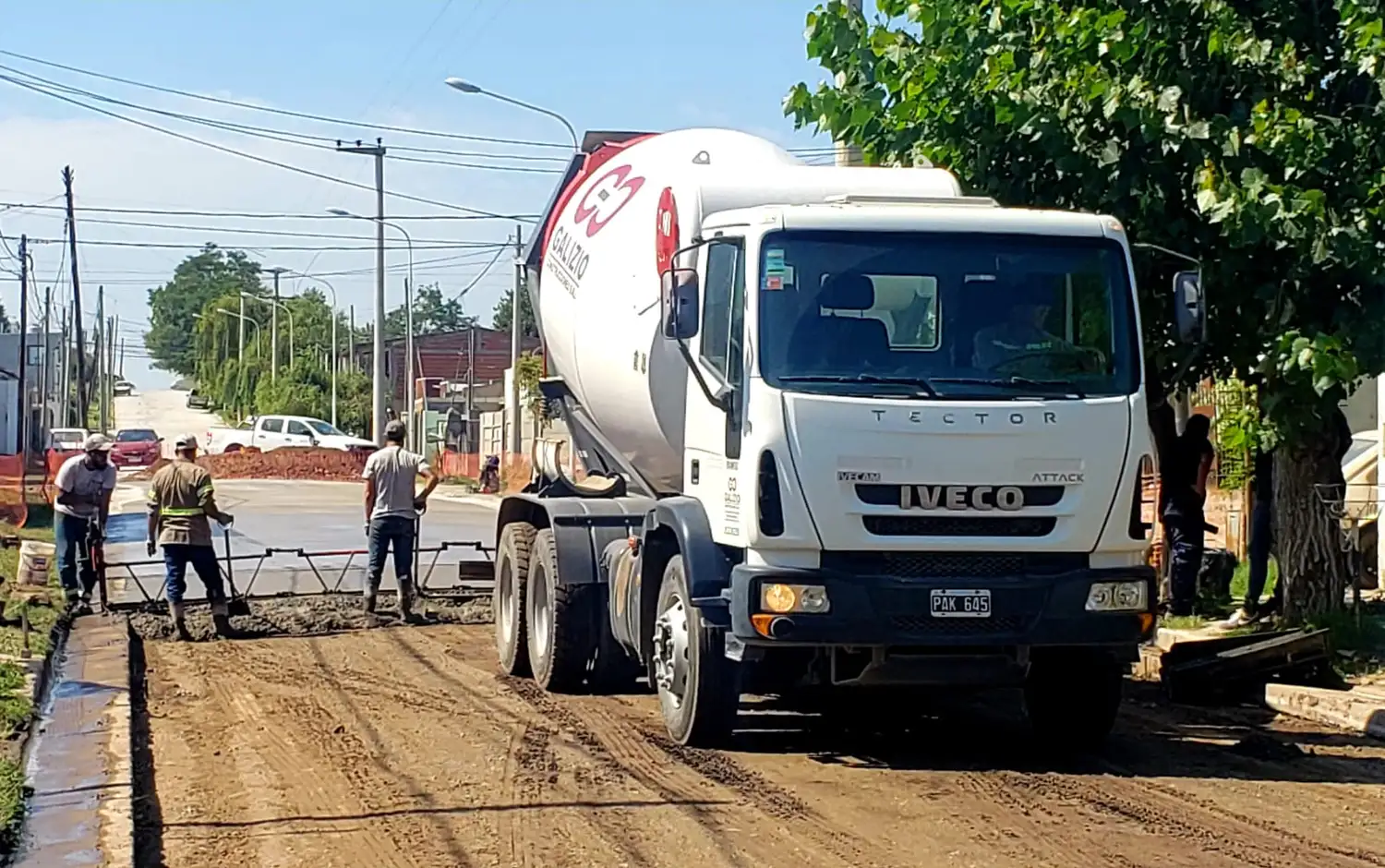 Siguen las obras de pavimentación en diferentes zonas de la ciudad