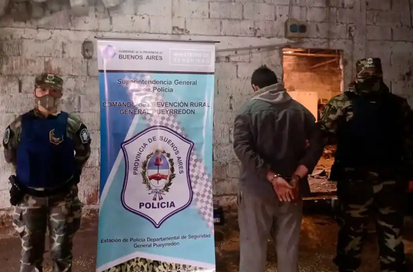 Parque Hermoso: aprehendieron a dos hombres que robaban campos y estaban armados