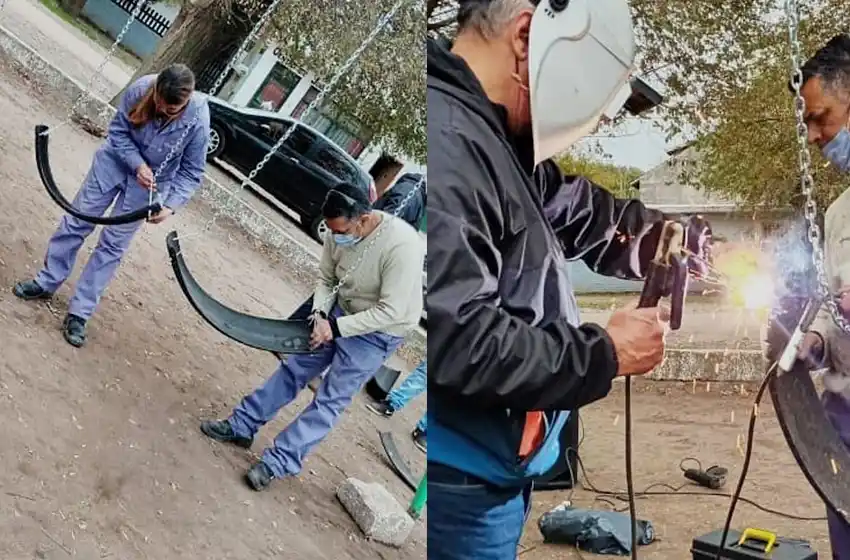 Reponen las hamacas del barrio Belgrano: "Ante tanto odio y egoísmo, respondemos con empatía"