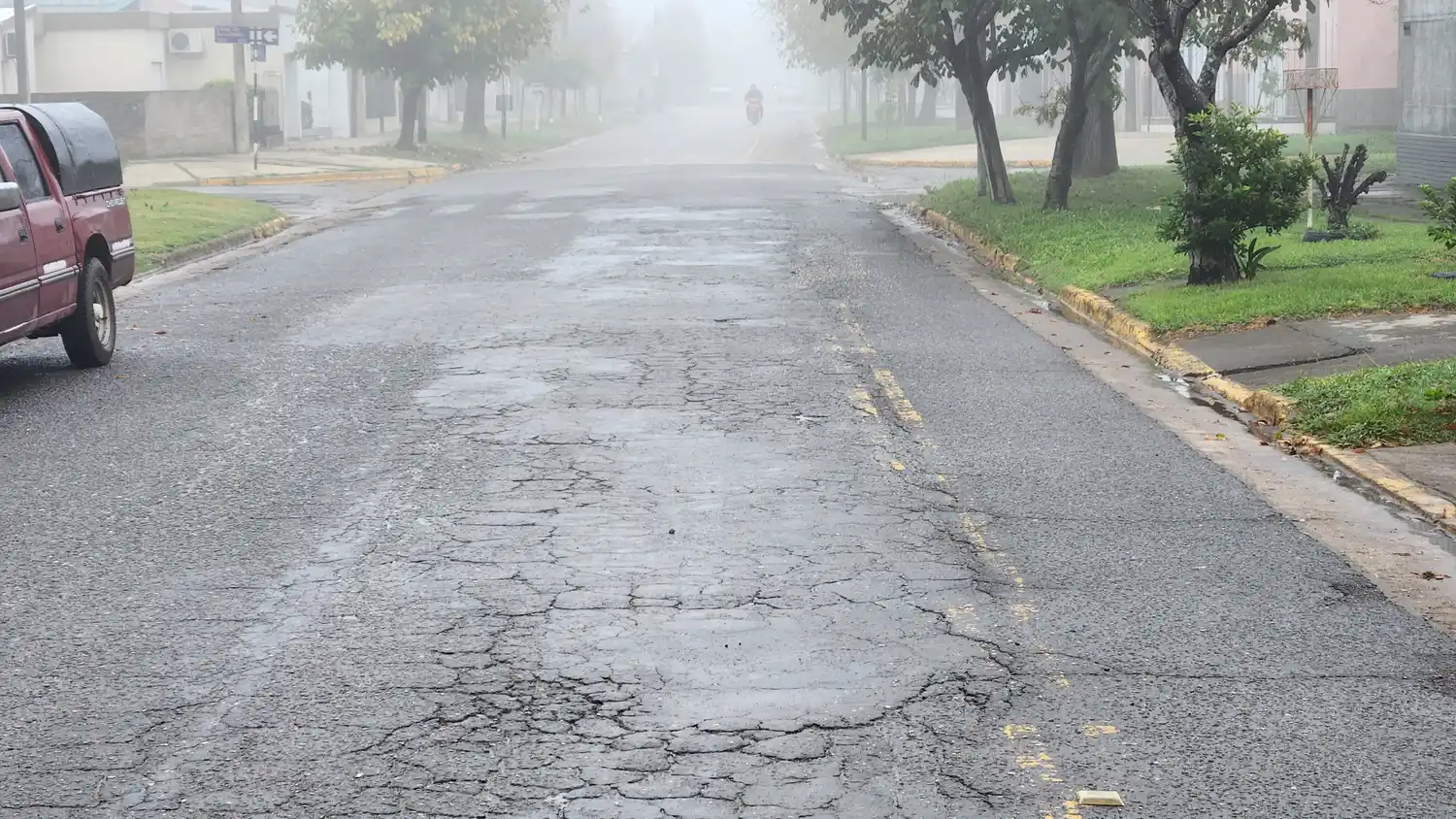 El deplorable estado de las calles en barrio Los Nogales | Crédito: RADIO RAFAELA - 3