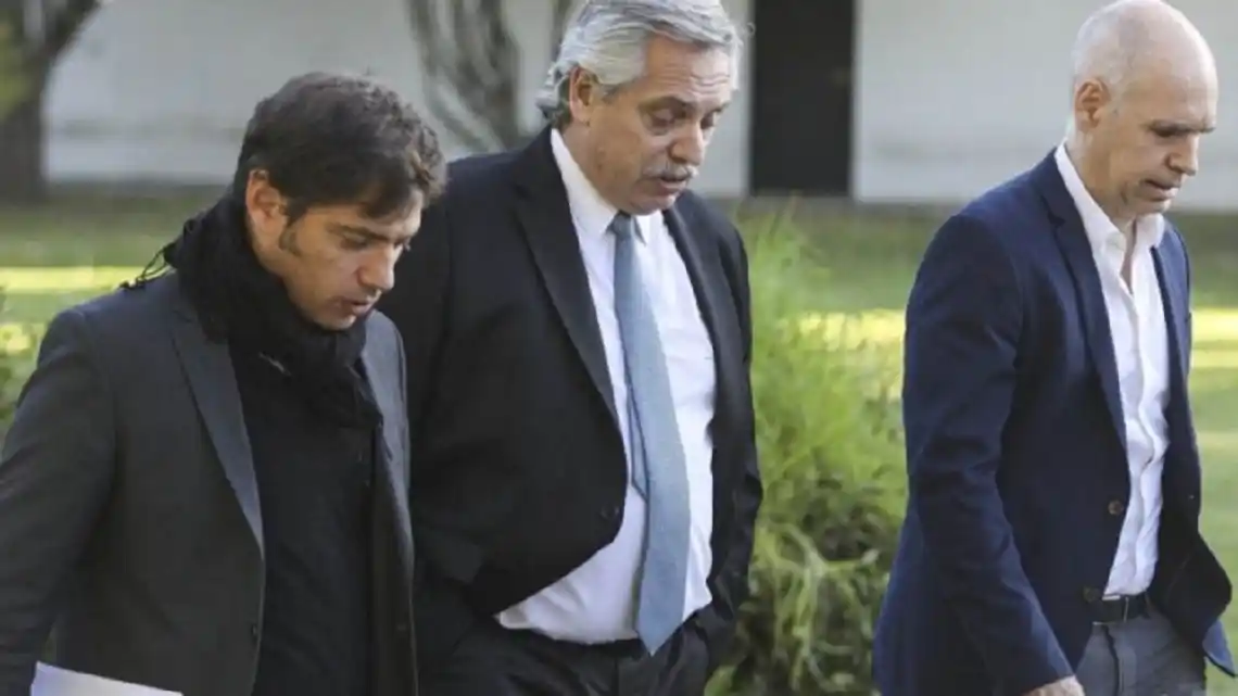Alberto Fernández define la continuidad del aislamiento con Larreta y Kicillof