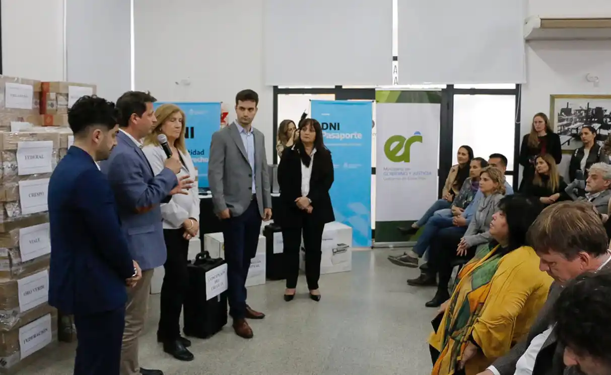 El Registro Civil recibió equipamiento tecnológico