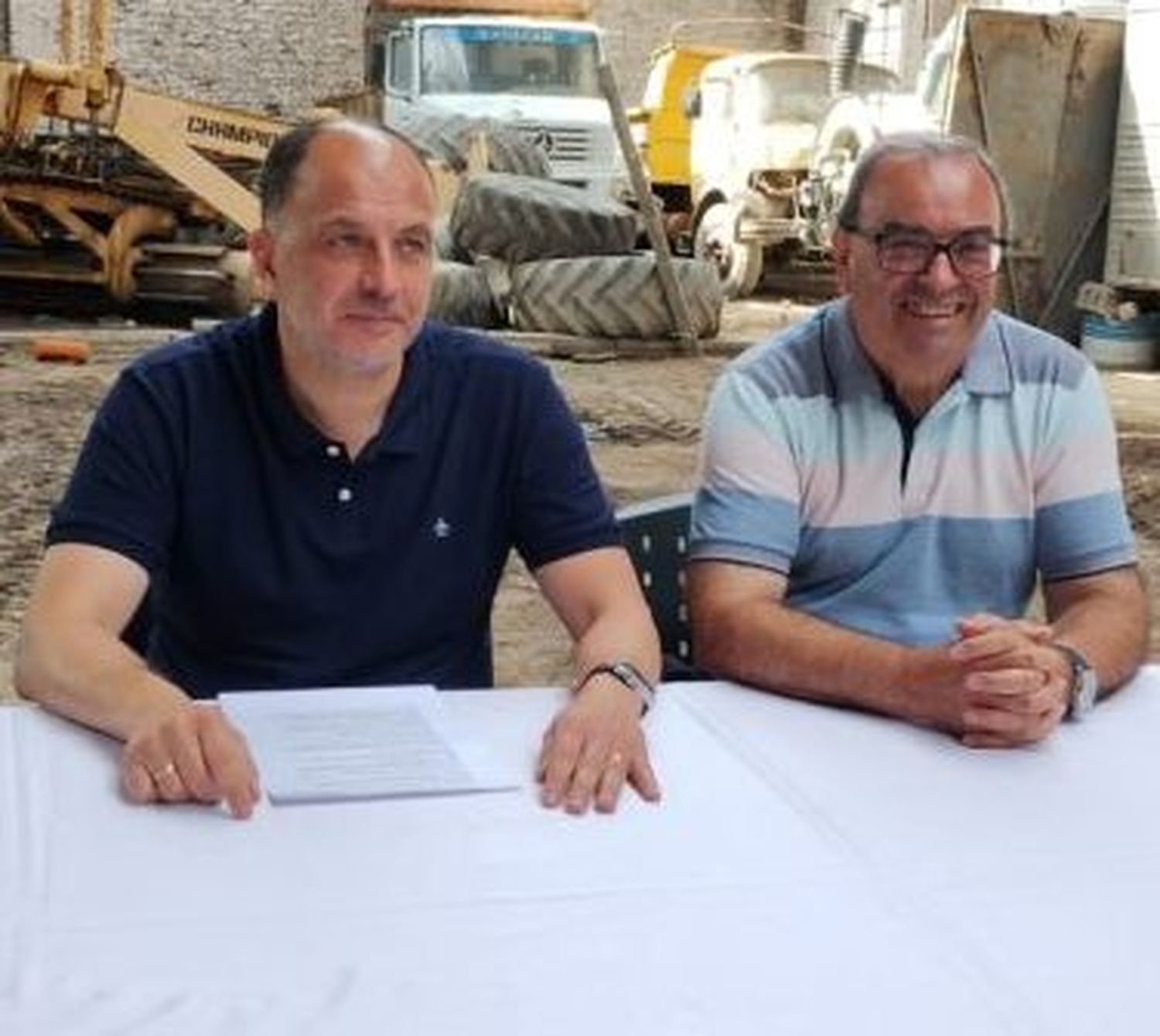 Pablo Garate junto a Sergio Garcimuño
