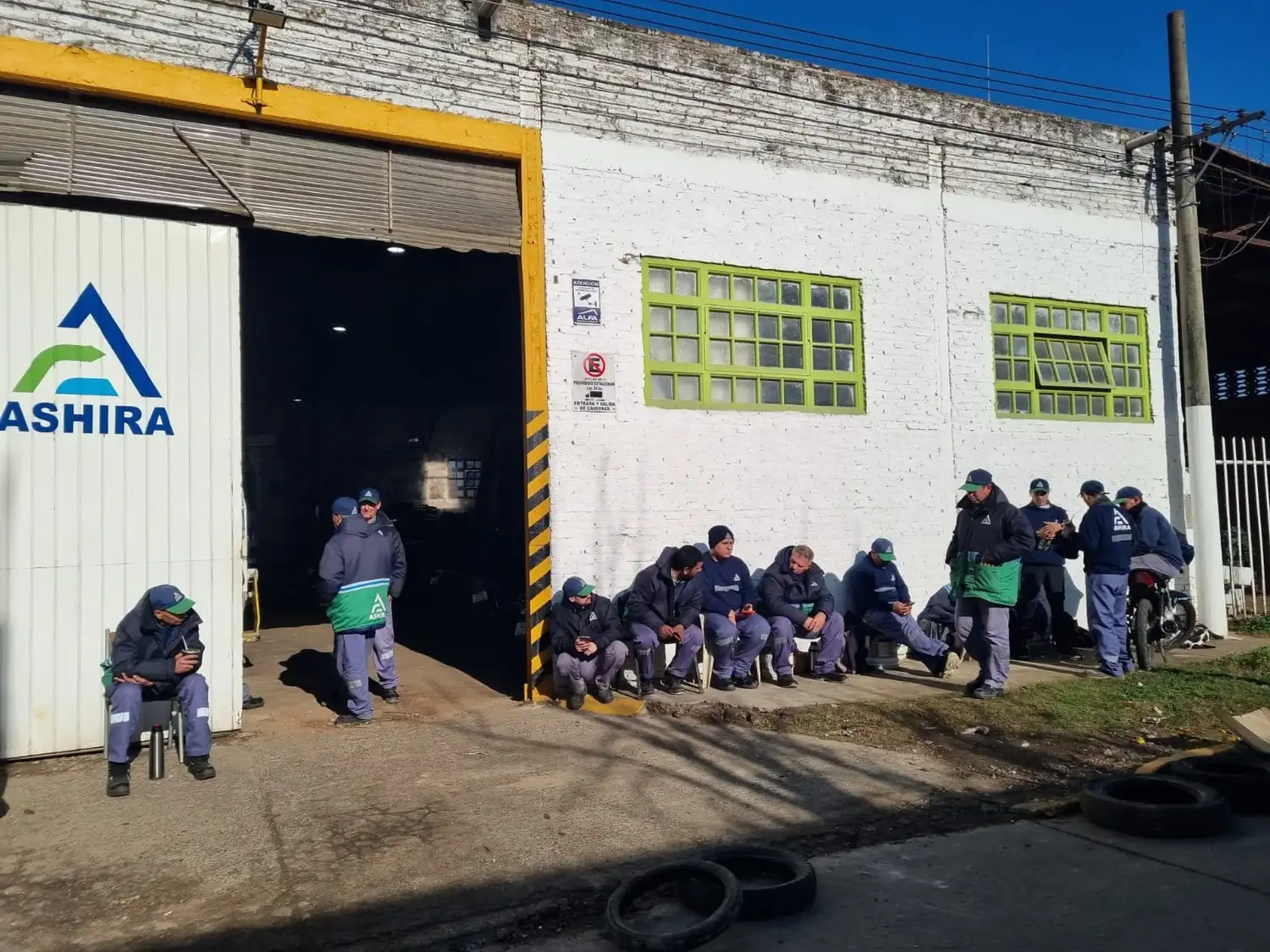 ashira paro recolección de residuos