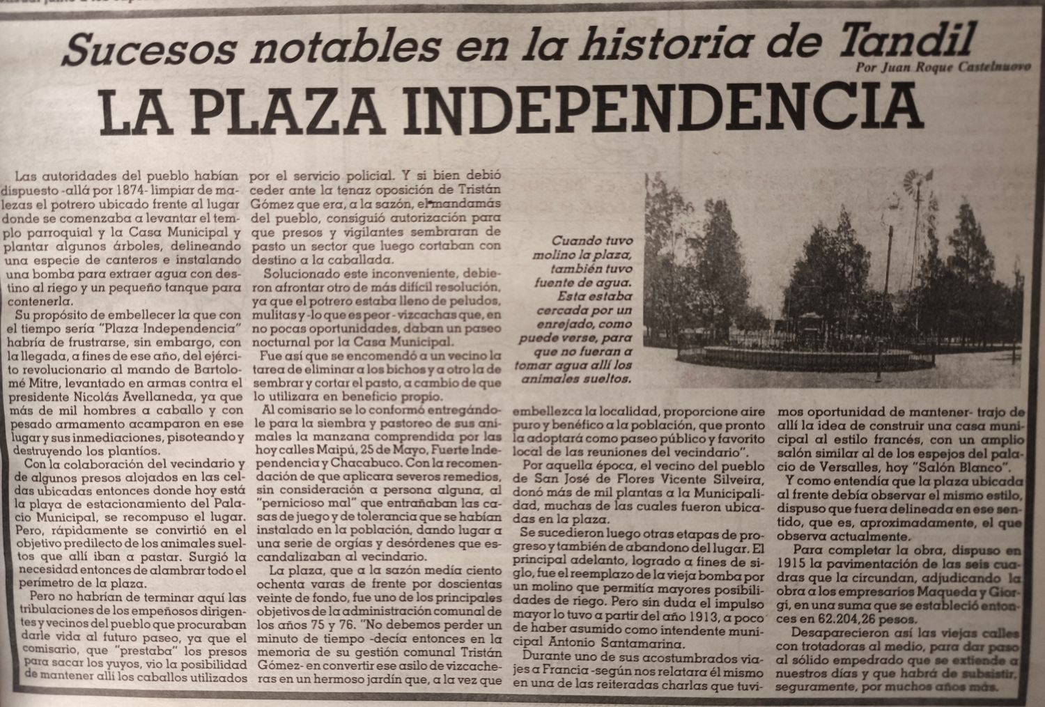 La plaza Independencia