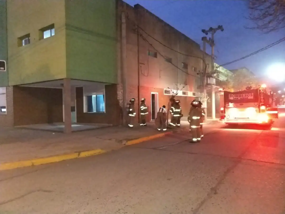 San Jorge: Incendio en un local comercial 