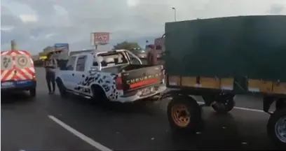 Tragedia en San Isidro: Se le salió una rueda, bajó de la camioneta y murió atropellado en la Panamericana