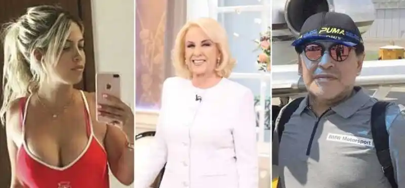 Mirtha Legrand reveló detalles de la noche que Wanda Nara estuvo con Diego Maradona