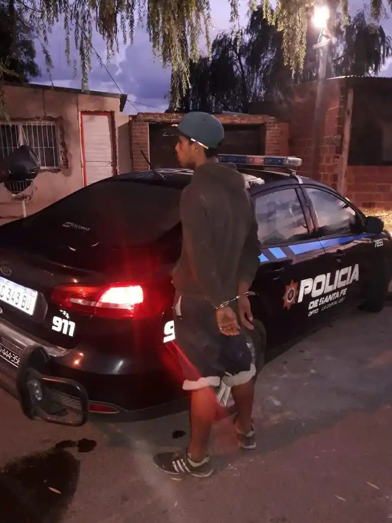 Un detenido y recupero de elementos en Guadalupe Oeste