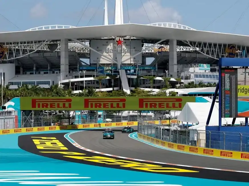 La cita de Miami será la segunda con formato sprint de las seis previstas para la temporada 2025 de la Fórmula 1. Crédito: Reuters/Ricardo Arduengo