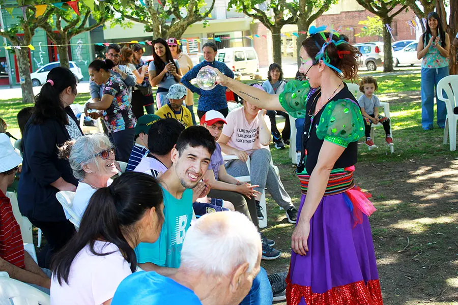 Discapacidad. Jornada recreativa en la Plaza